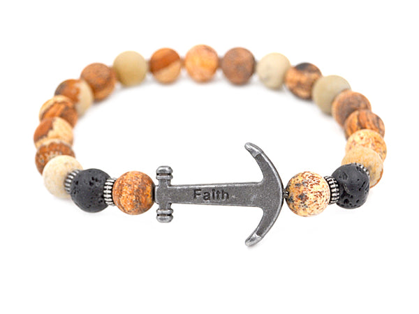 Herrenarmband Echtstein-Faith-GENTIUSS®