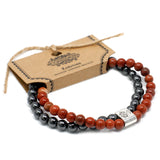 Magnetisches Edelsteinarmband-Redstone - Gentiuss