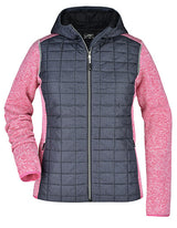 Damen Herbst/Winter Strick-Hybridjacke-Gentiuss