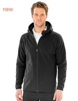 Recycelte Microfleece- Herren Jacke mit Kapuze-Gentiuss