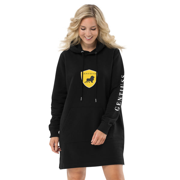 Damen Hoodiekleid aus umweltfreundlichen gekämmter Baumwolle 