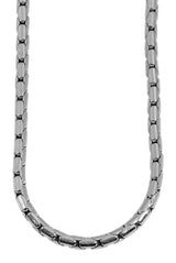 Unisex  Halskette aus Edelstahl im Kobramuster - Gentiuss