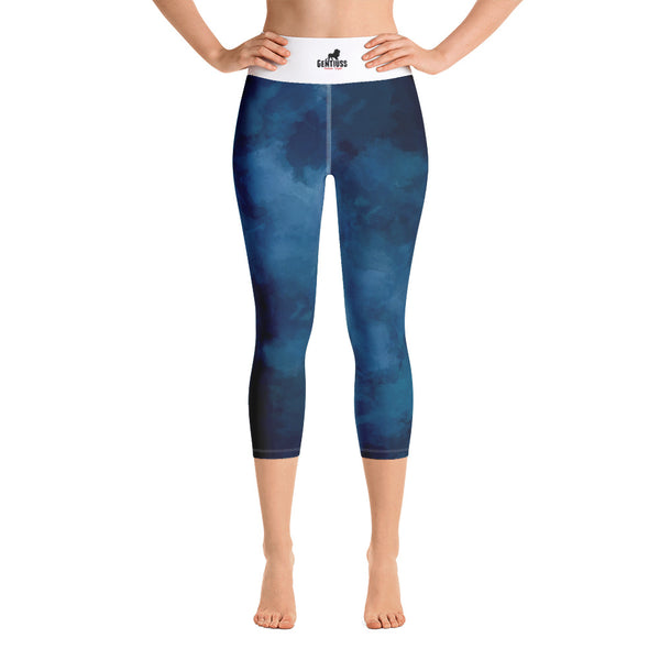 Blue Dark Yoga-Leggings - Gentiuss