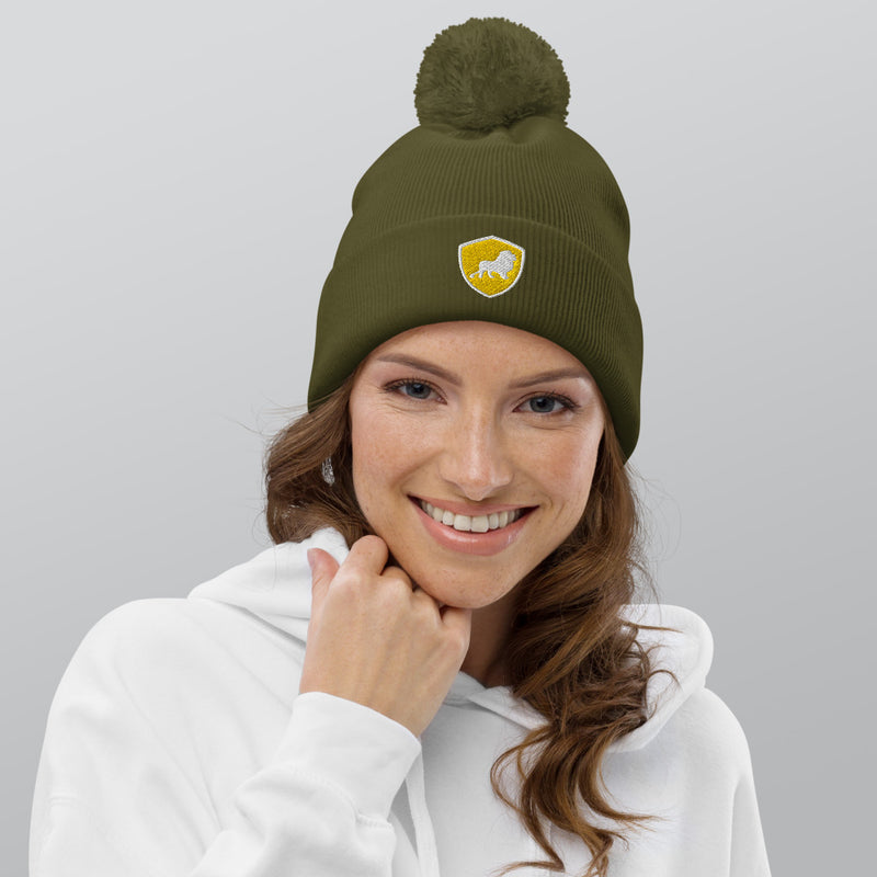 Bommel-Beanie Mütze für Damen und Herren - Gentiuss