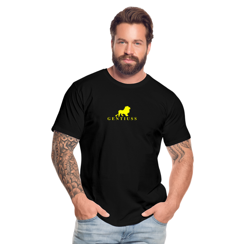 Männer Premium Bio T-Shirt - Schwarz - Gentiuss