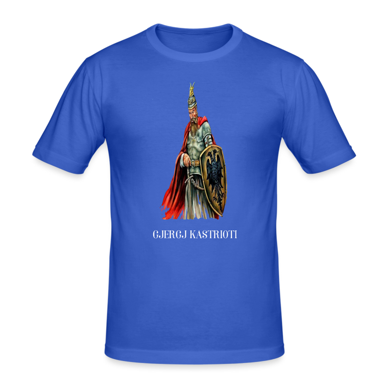 Männer Gjergj Kastrioti T-Shirt-Gentiuss- Königsblau
