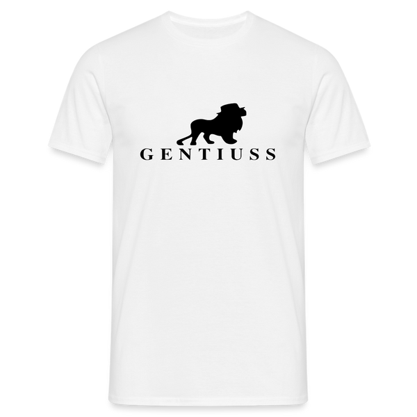 Männer T-Shirt - weiß-aus 100% Baumwolle-Gentiuss