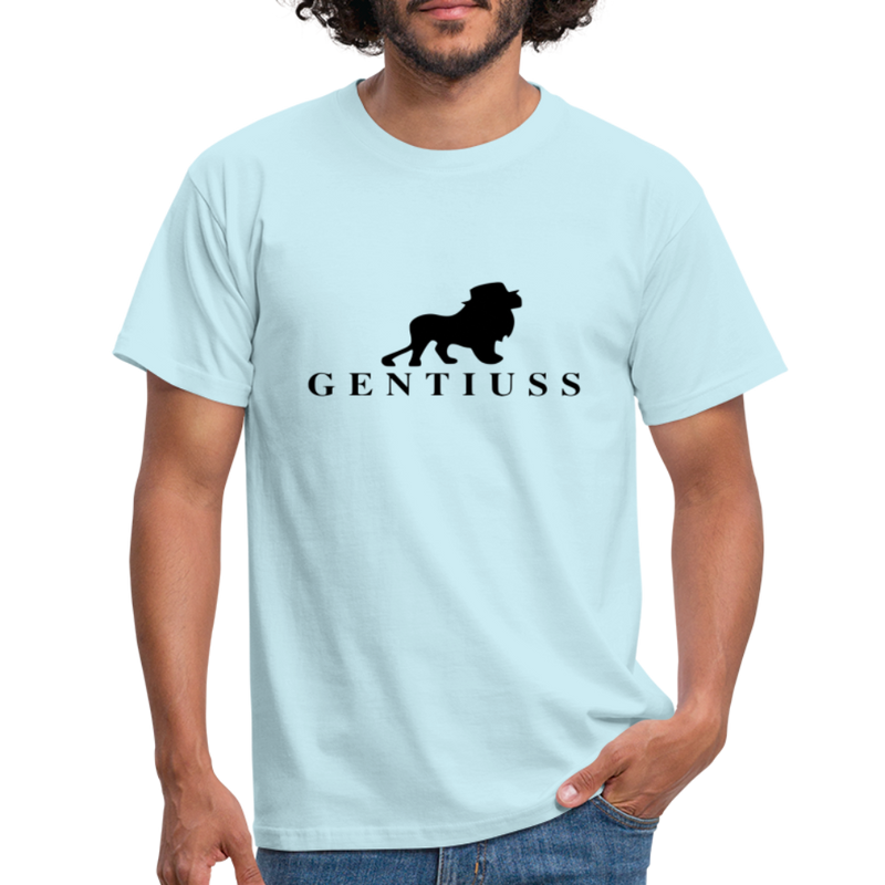 Männer T-Shirt - Sky-aus 100% Baumwolle-Gentiuss