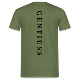 Männer T-Shirt - Militärgrün-aus 100% Baumwolle-Gentiuss