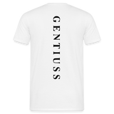 Männer T-Shirt - weiß-Klassisch geschnittenes T-Shirt für Männer-Gentiuss