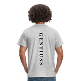 Männer T-Shirt - Grau meliert-Klassisch geschnittenes T-Shirt für Männer-Gentiuss