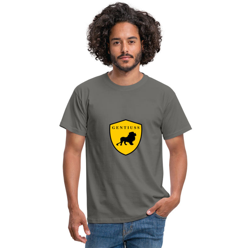 Männer T-Shirt - Graphit-Klassisch geschnittenes T-Shirt für Männer-Gentiuss
