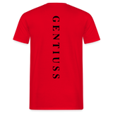 Männer T-Shirt - Rot-Klassisch geschnittenes T-Shirt für Männer-Gentiuss