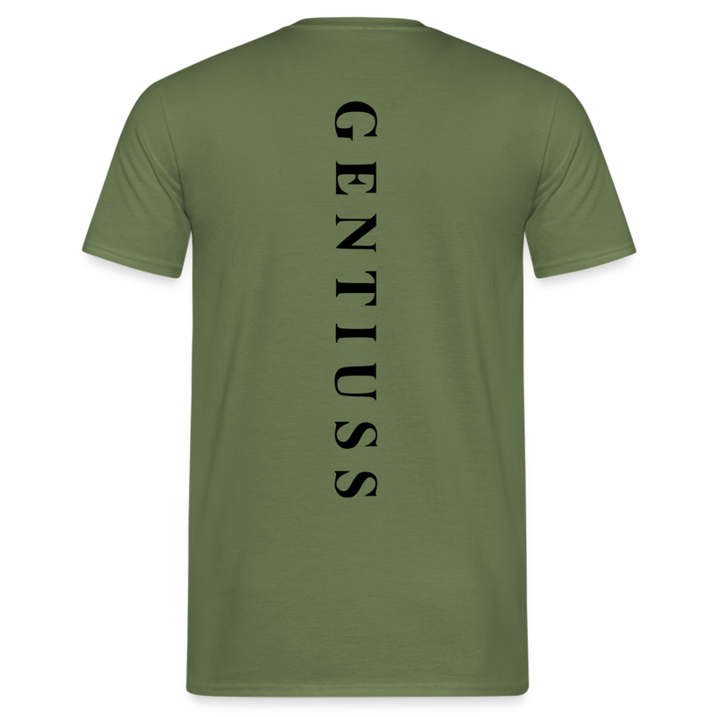 Männer T-Shirt - Militärgrün-Klassisch geschnittenes T-Shirt für Männer-Gentiuss