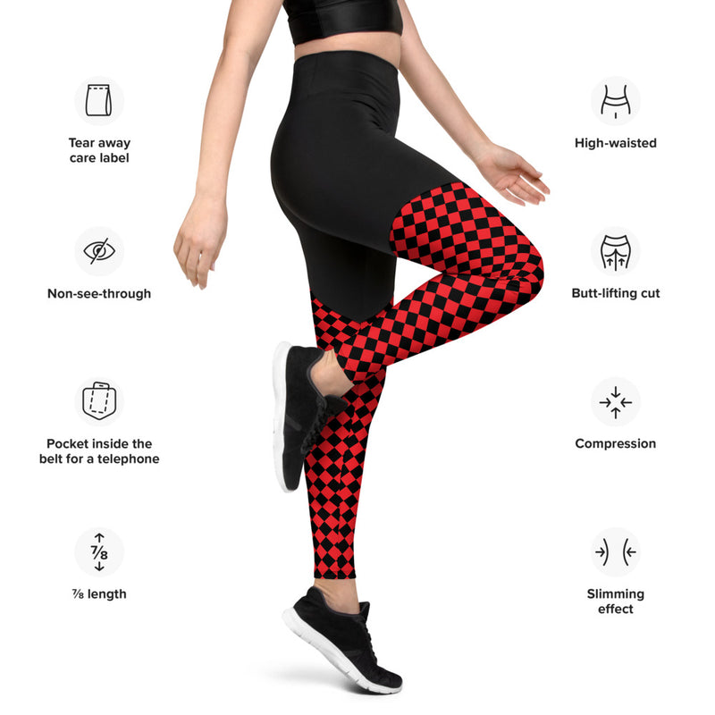 Damen Sport-Leggings-ideal für alle mit einem aktiven Lebensstil