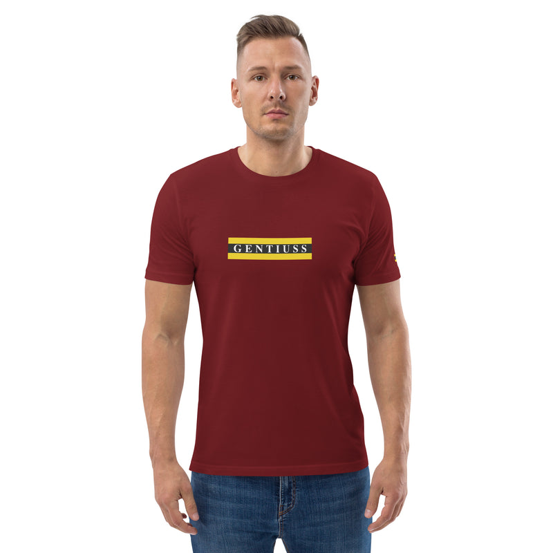 Herren-Bio-Baumwoll-T-Shirt-Marke Gentiuss