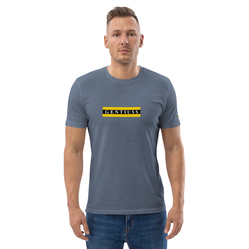 Herren-Bio-Baumwoll-T-Shirt-Marke Gentiuss