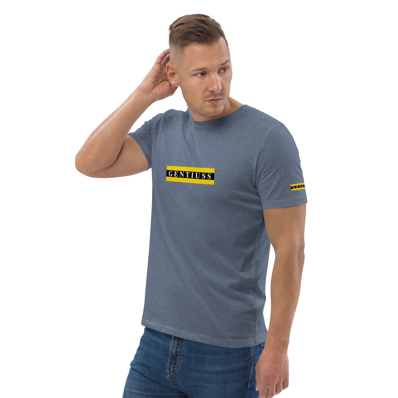 Herren-Bio-Baumwoll-T-Shirt-Marke Gentiuss