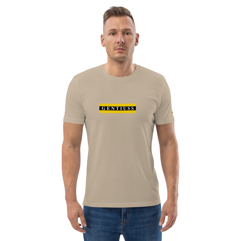 Herren-Bio-Baumwoll-T-Shirt-Marke Gentiuss