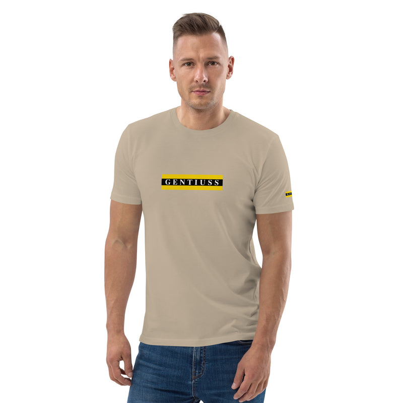 Herren-Bio-Baumwoll-T-Shirt-Marke Gentiuss