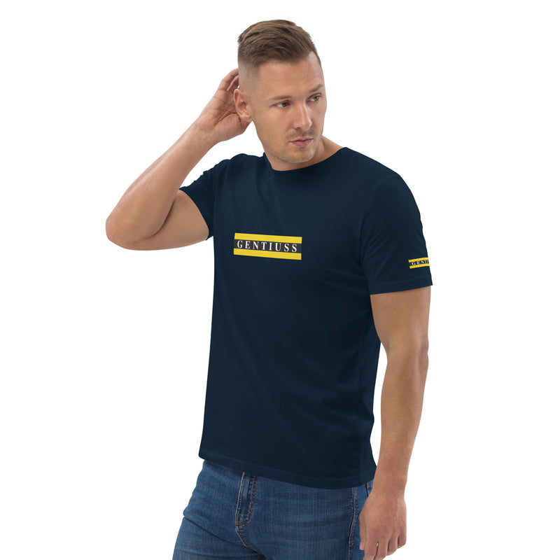 Herren-Bio-Baumwoll-T-Shirt-Marke Gentiuss