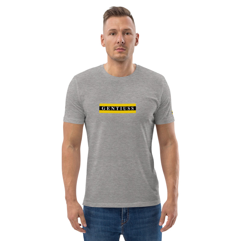 Herren-Bio-Baumwoll-T-Shirt-Marke Gentiuss