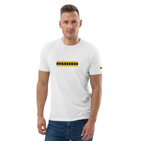 Herren-Bio-Baumwoll-T-Shirt-Marke Gentiuss